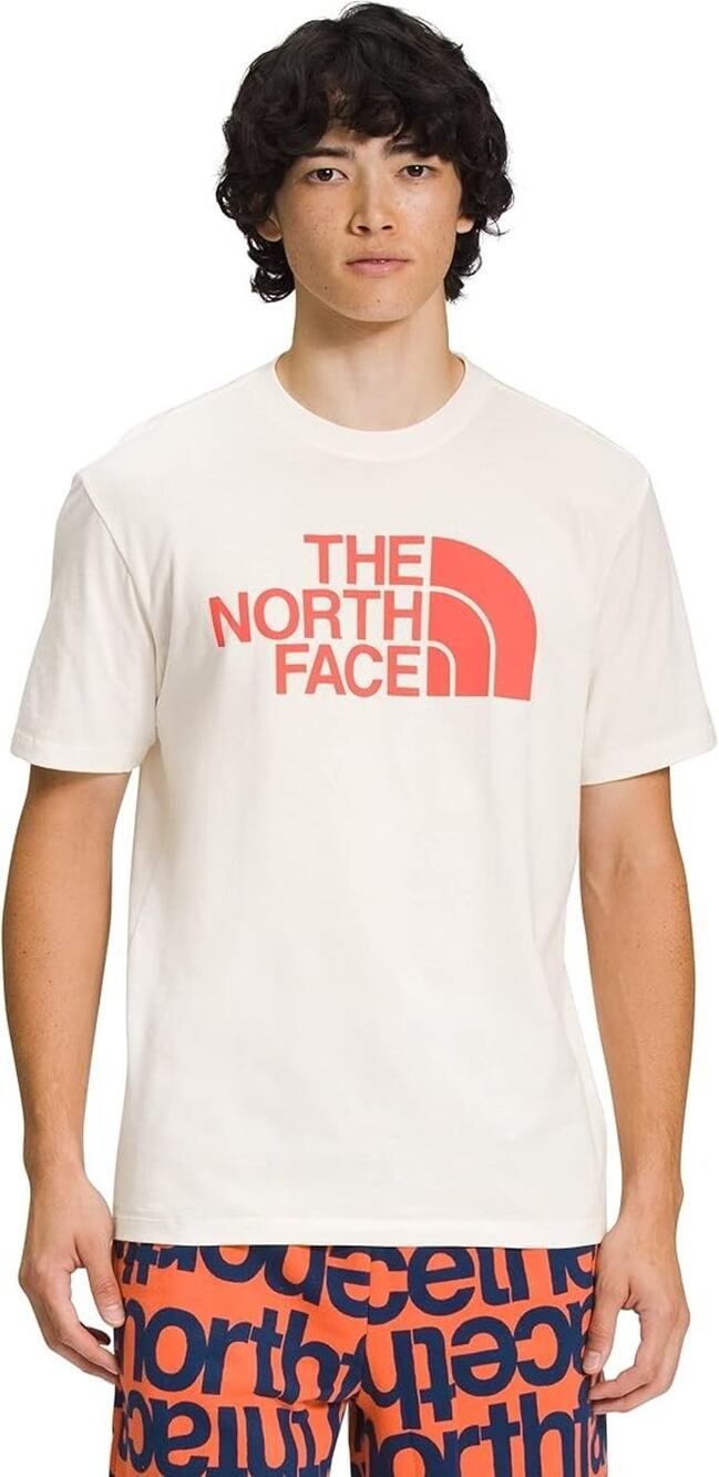 The North Face Half Dome Logo T-Shirt Men's Tee TNF Black with White 2X New